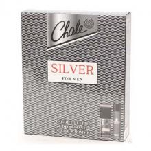 AA  CHALE SILVER  (100 ml men + deo 75 ml) набор